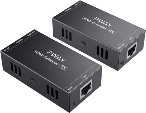 Przedłużacz HDMI PW-HT202P 50 m UTP+RJ45 Nadajnik Odbiornik
