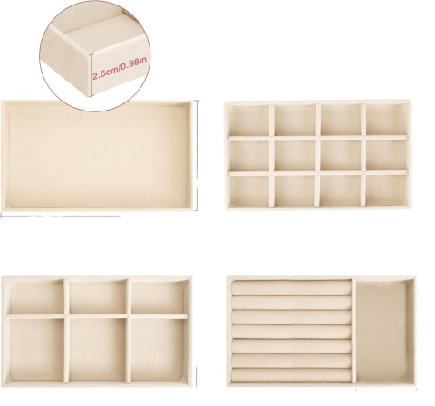 taca tacki organizer na biżuterię na toaletkę do szuflady komody