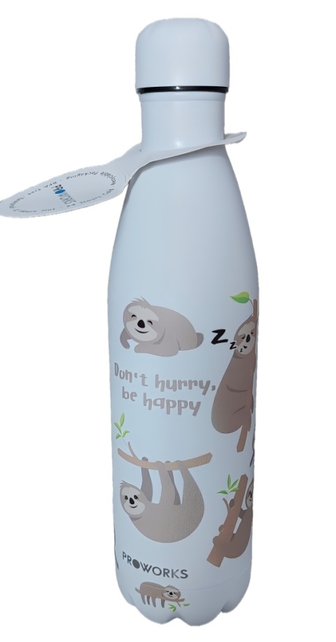 termos bidon Butelka do picia na wodę PROWORKS izolowana leniwiec