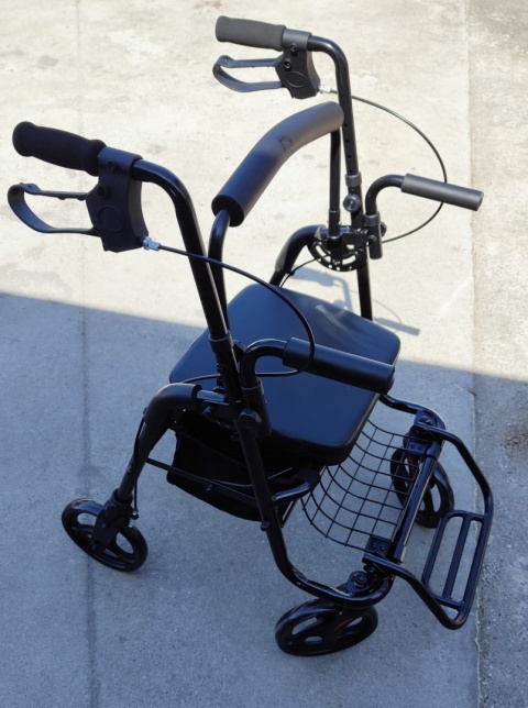 Balkonik wielofunkcyjny składany chodzik podpórka rollator Siedzenie KMINA