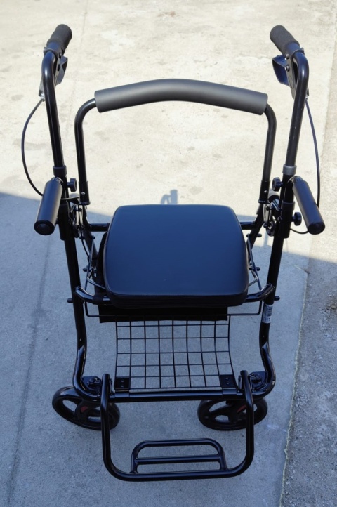 Balkonik wielofunkcyjny składany chodzik podpórka rollator Siedzenie KMINA