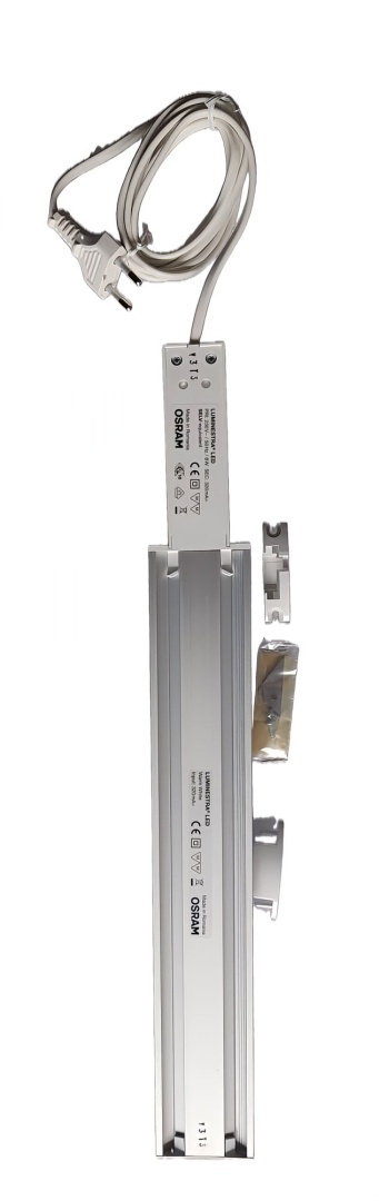 Lampa wpuszczana LED Osram podszafkowa do witryn 8W 435lm 300K GABLOTY WITRYNY