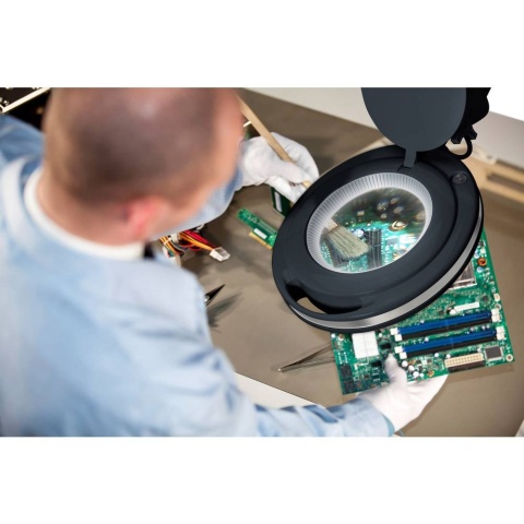 Lupa z oświetleniem lampa TOOLCRAFT 2178491, 700 lm, 1.75 x