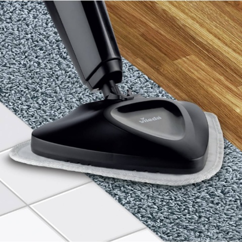 Myjka parowa Vileda Steam Plus czyszczenie para 2 nakładki MOCNY MOP PAROWY 1550 W 400 ml
