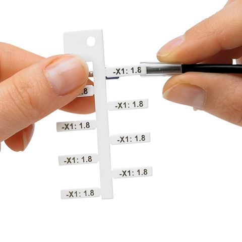 Oznaczniki kablowe PhoenixContact białe nieopisane oznacznik przewodów