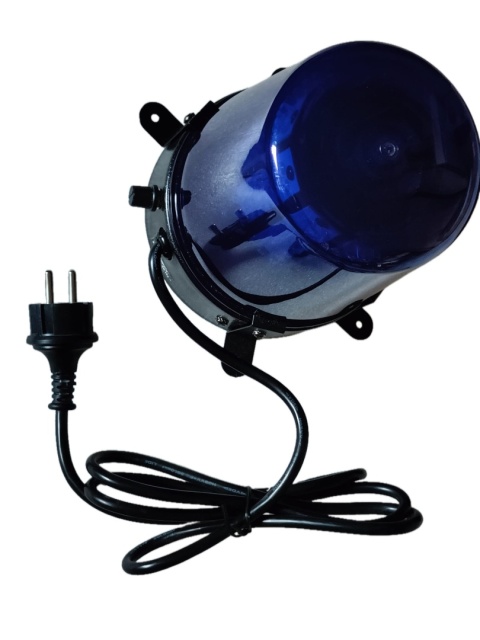 Niebieski kogut  LED Eurolite lampa 108 diód led Police Light Blue