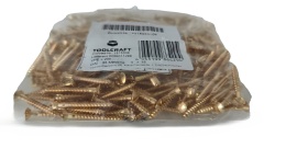 Wkręt do drewna z łbem stożkowym 4 mm 35 mm mosiądz 200 szt