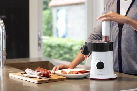 Szatkownica rozdrabniacz PHILIPS HR1387/80 200W robot do sałatek tarka