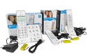 Telefon bezprzewodowy Geemarc DECT295PHOTO_WH + 2 słuchawki ZESTAW sekretarka