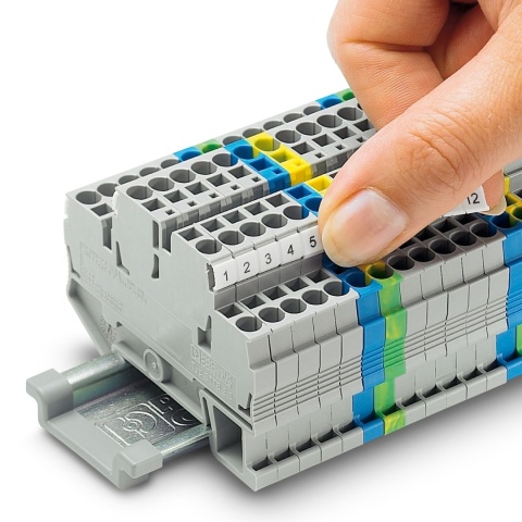 UCT-TMF 4 YE - Oznacznik do listew zaciskowych Marker do styków UCT-TMF 4 YE Phoenix Contact
