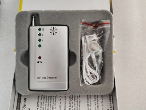 Wykrywacz Podsłuchów Lokalizatorów GPS Kamer GSM Detektor RF Bug Detector
