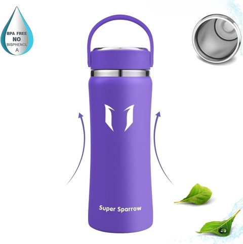 Butelka na wodę bidon Super Sparrow stal nierdzewna termiczna 500 ml metal