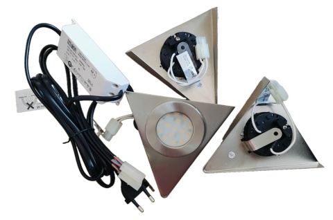 Lampa wpuszczana LED Conrad 157lm 3000K IP20 3szt.