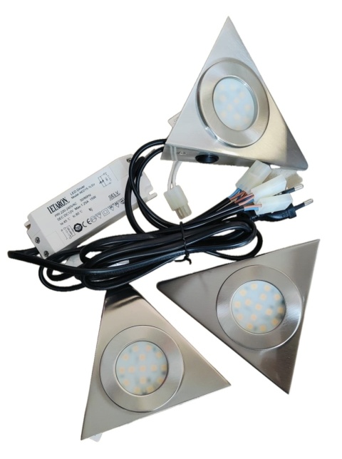 Lampa wpuszczana LED Conrad 157lm 3000K IP20 3szt.