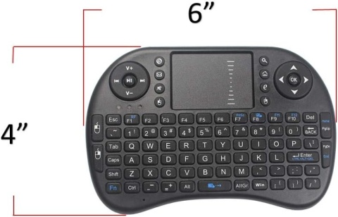 Mini klawiatura bezprzewodowaSmart TV XBOX PC touchpad QWERTZ DE