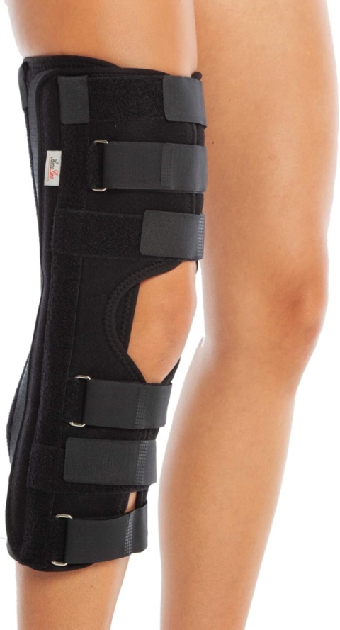 Orteza ortopedyczna 45 cm na kolano stabilizacja stawu kolanowego rzepki