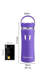 Butelka na wodę bidon Super Sparrow stal nierdzewna termiczna 500 ml metal