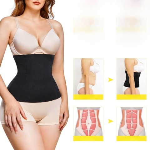 Pas rurowy gorset modelujący brzuch bielizna modelująca wyszczuplająca