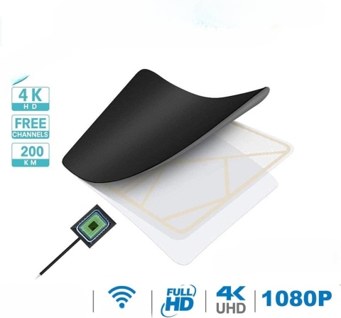 Antena telewizyjna freeview 4K 1080P HD/VHF/UHF kanały Smart telewizor radio