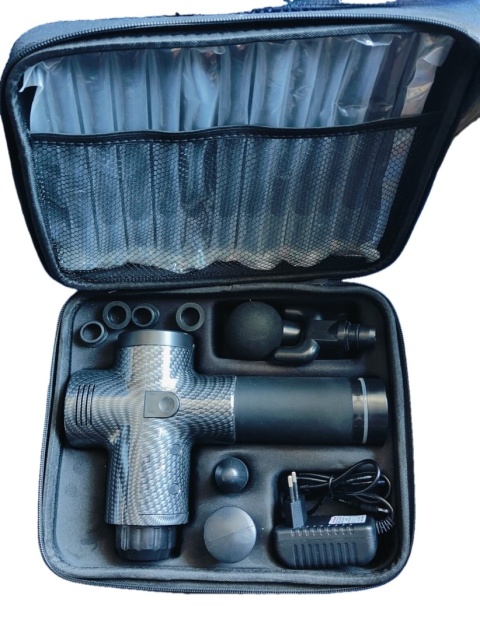 2500mAh 4 głowy  pistolet do głębokiego masażu tkanek masażer