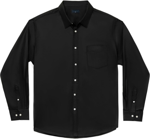 3XL T długa koszula męska kołnierzyk długi rękaw zapinana na guziki XXXL T