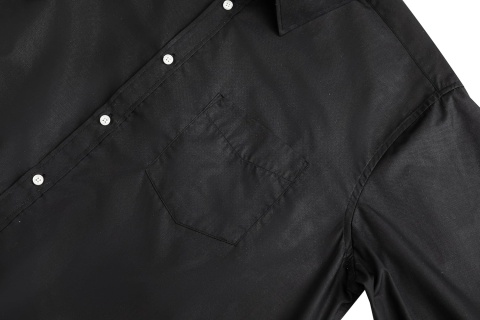 3XL T długa koszula męska kołnierzyk długi rękaw zapinana na guziki XXXL T
