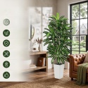 kwiat sztuczna dracena do wnętrz roślina w doniczce tropikalna 150 cm