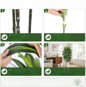 kwiat sztuczna dracena do wnętrz roślina w doniczce tropikalna 150 cm