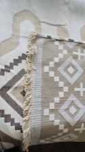 BOHO Pokrowiec na łóżko kapa frędzle nakrycie kanapa narzuta fotel koc pled