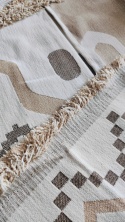BOHO Pokrowiec na łóżko kapa frędzle nakrycie kanapa narzuta fotel koc pled