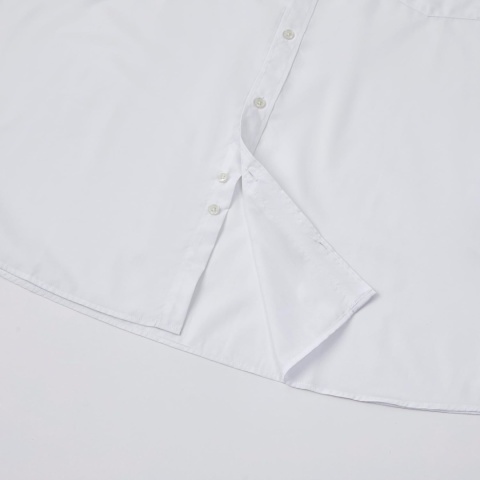 2XL T długa koszula męska kołnierzyk długi rękaw zapinana na guziki