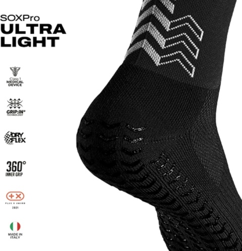 SOXPro Ultra Light SKARPETKI SUPERLEKKIE sportowe antypoślizgowe L 44-46