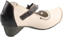 buty PÓŁBUTY LETNIE DAMSKIE retro W STYLU KSIĘŻNICZKI pantofle skórzane