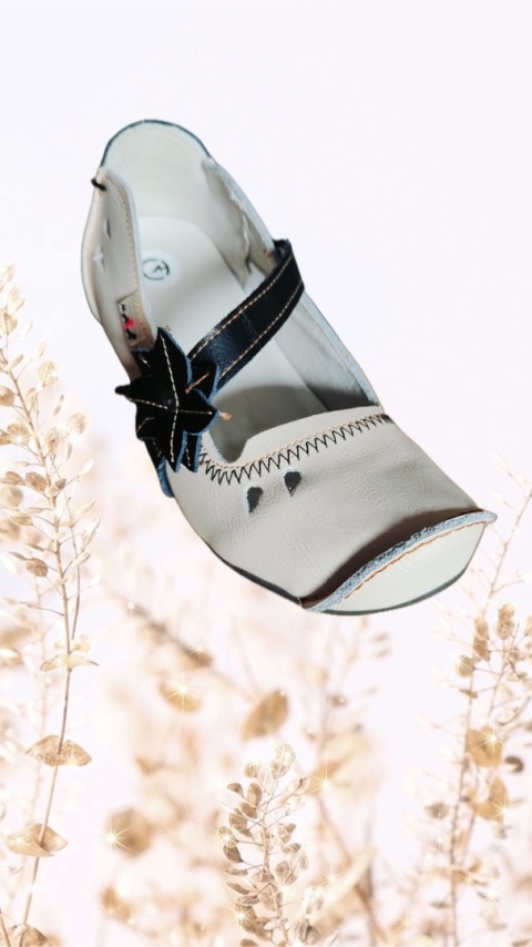 buty PÓŁBUTY LETNIE DAMSKIE retro W STYLU KSIĘŻNICZKI pantofle skórzane