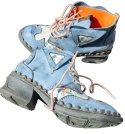buty retro style botki skórzane półbuty sznurowane Unikalny Design