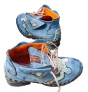 buty retro style botki skórzane półbuty sznurowane Unikalny Design