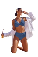 Bikini dla kobiet Seksowny dwuczęściowy kostium STRÓJ KĄPIELOWY L