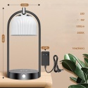 Zestaw 2 lampek nocnych lampa Feallive ściemniane ładowarka indukcyjna 15W porty USB A+C