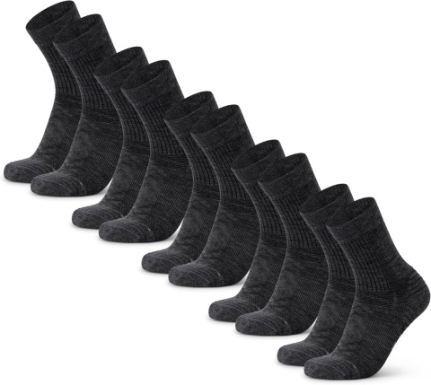 Lekkie Skarpety Trekkingowe Merino DANISH ENDURANCE Turystyczne 5-pak 35-38
