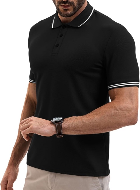 Męska koszulka polo z krótkim rękawem kort tenis golf biuro XL