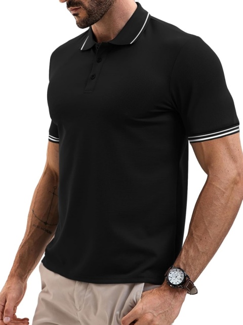 Męska koszulka polo z krótkim rękawem kort tenis golf biuro XL