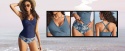 Tankini dwuczęściowe wyszczuplający wysoki stan Push-Up strój kąpielowy kostium Czarny S
