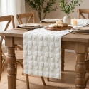 Bieżnik Artoid Mode Soft Pluszowy Futro 33 x 153 kremowa biel kokardka