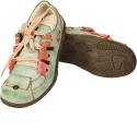 SKÓRZANE PÓŁBUTY DAMSKIE TMA EYES 36 BUTY SKÓRA Retro Patchwork