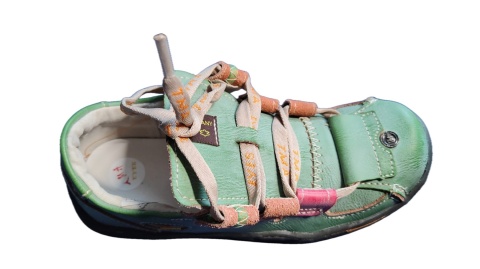 SKÓRZANE PÓŁBUTY DAMSKIE TMA EYES 36 BUTY SKÓRA Retro Patchwork