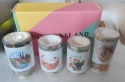 Taśma Washi 4 rolki ozdobne wzory PET do planowania i rękodzieła scrapbooking