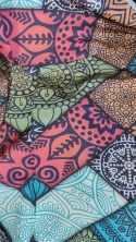 Boho Patchworkowa zasłona w stylu marokańskim Zasłona Ozdoba Mandala Okno Drzwi