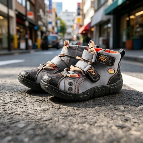 TMA EYES Modne botki retro z zamkiem buty skóra sznurówki rzepy zamek 38