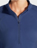 Bluza Damska Sportowa Polar Willit 1/2 Zip XXL Bieganie Jazda Konna