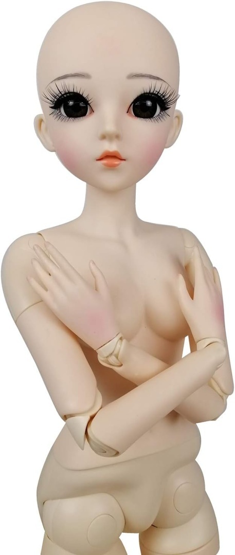 Lalka BJD 1/3 Ciało Korpus Ruchomy 56cm 24 Stawy EVA STOI Anime Custom DIY